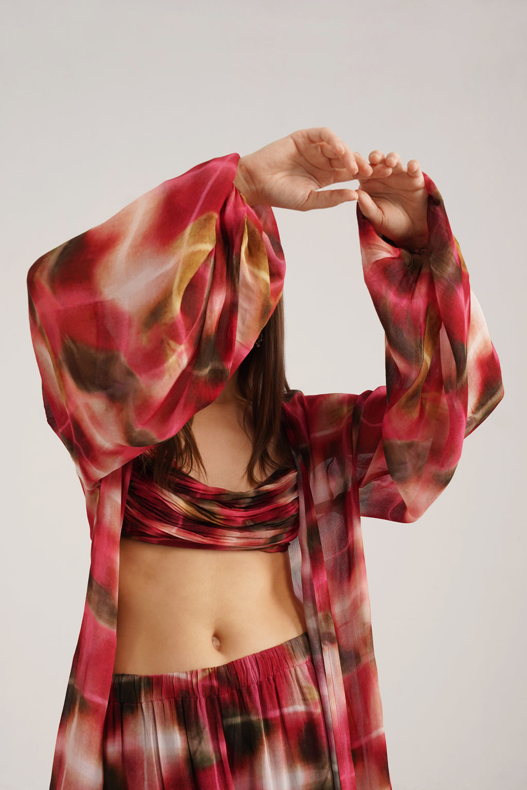 Neo Printed Georgette Cape