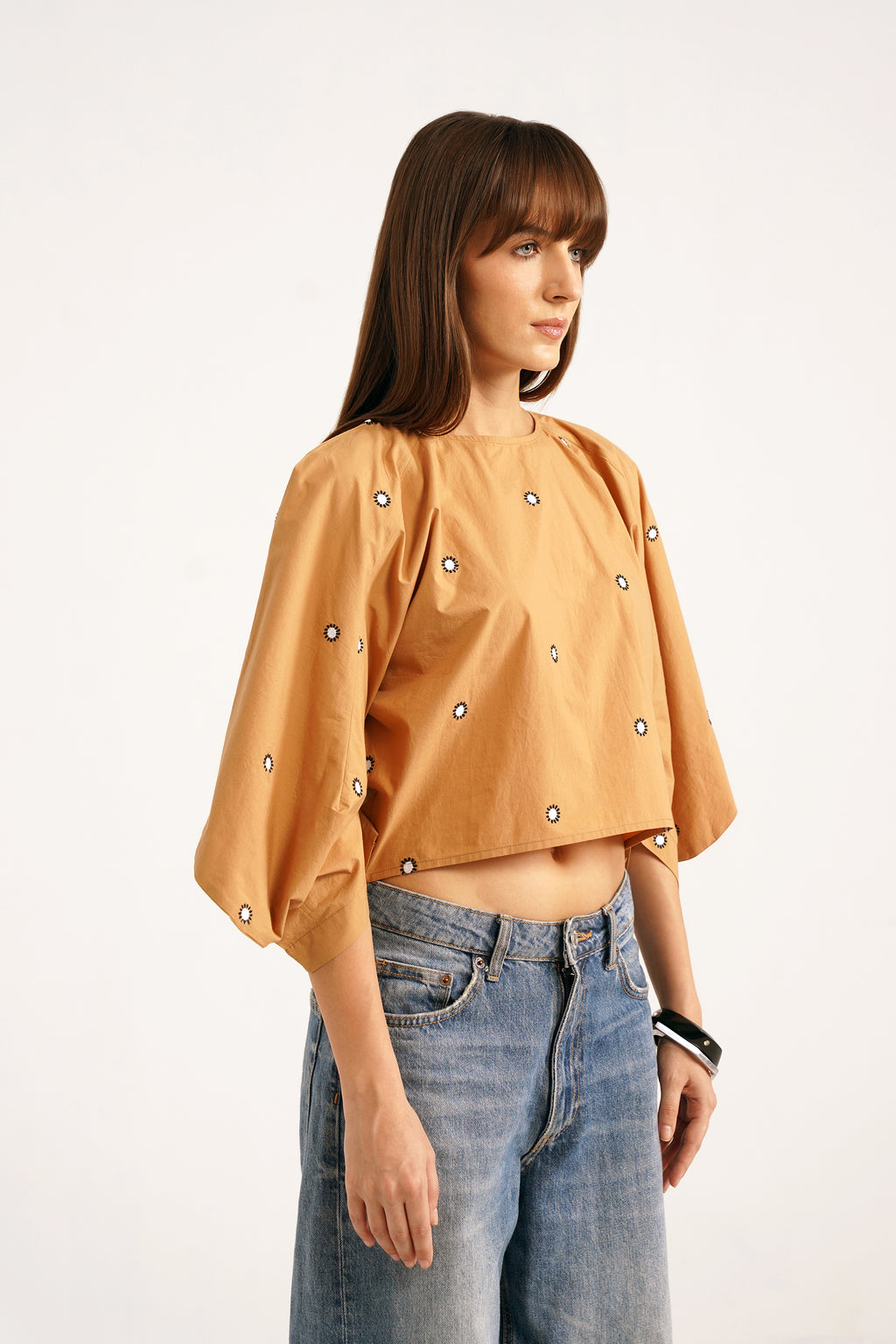 Fantine Balloon Sleeve Top