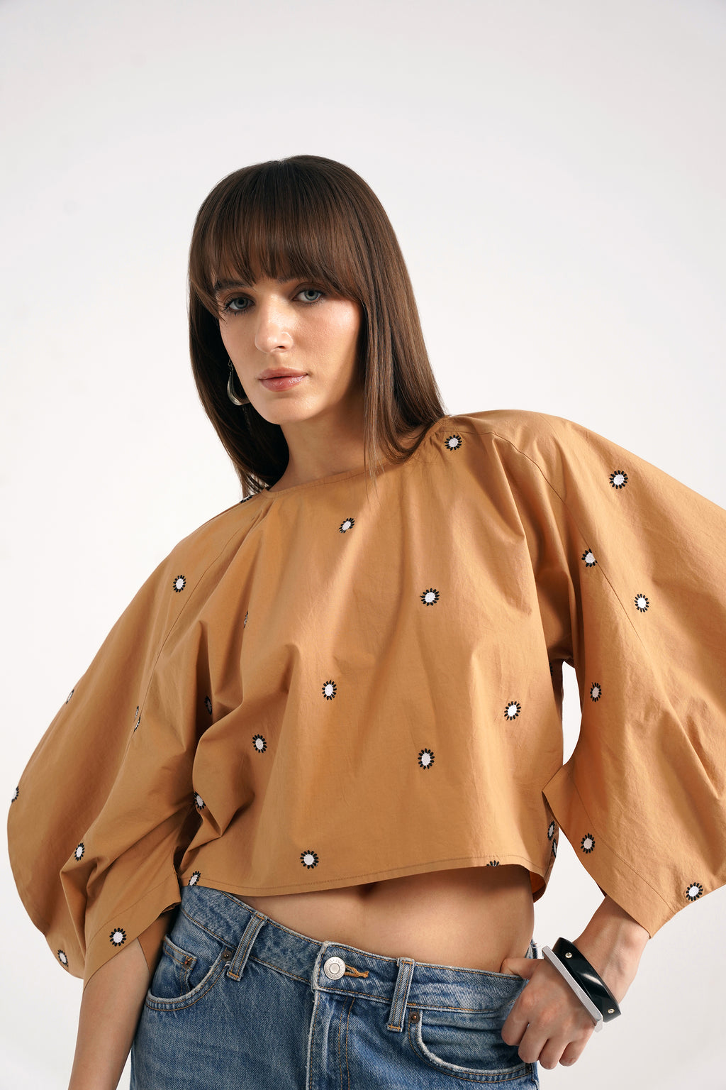 Fantine Balloon Sleeve Top