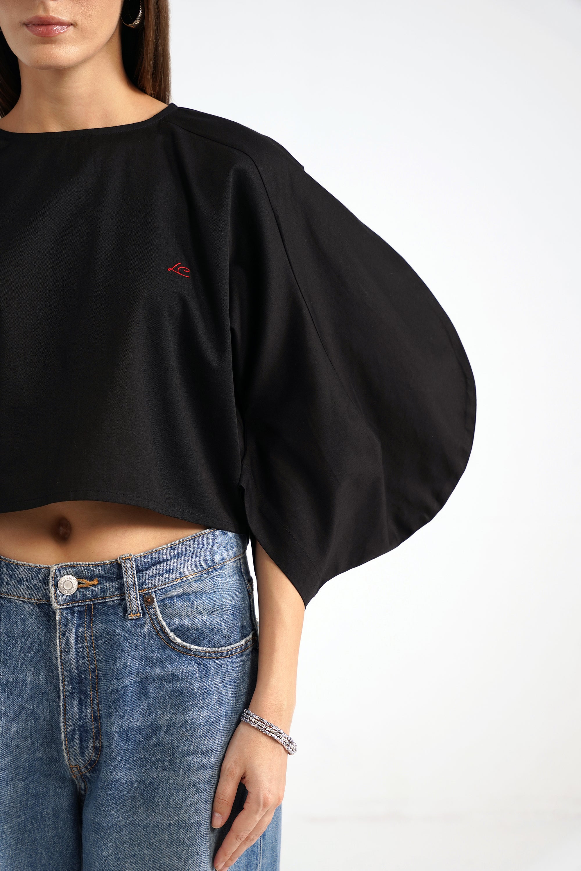 Fantine Balloon Sleeve Top