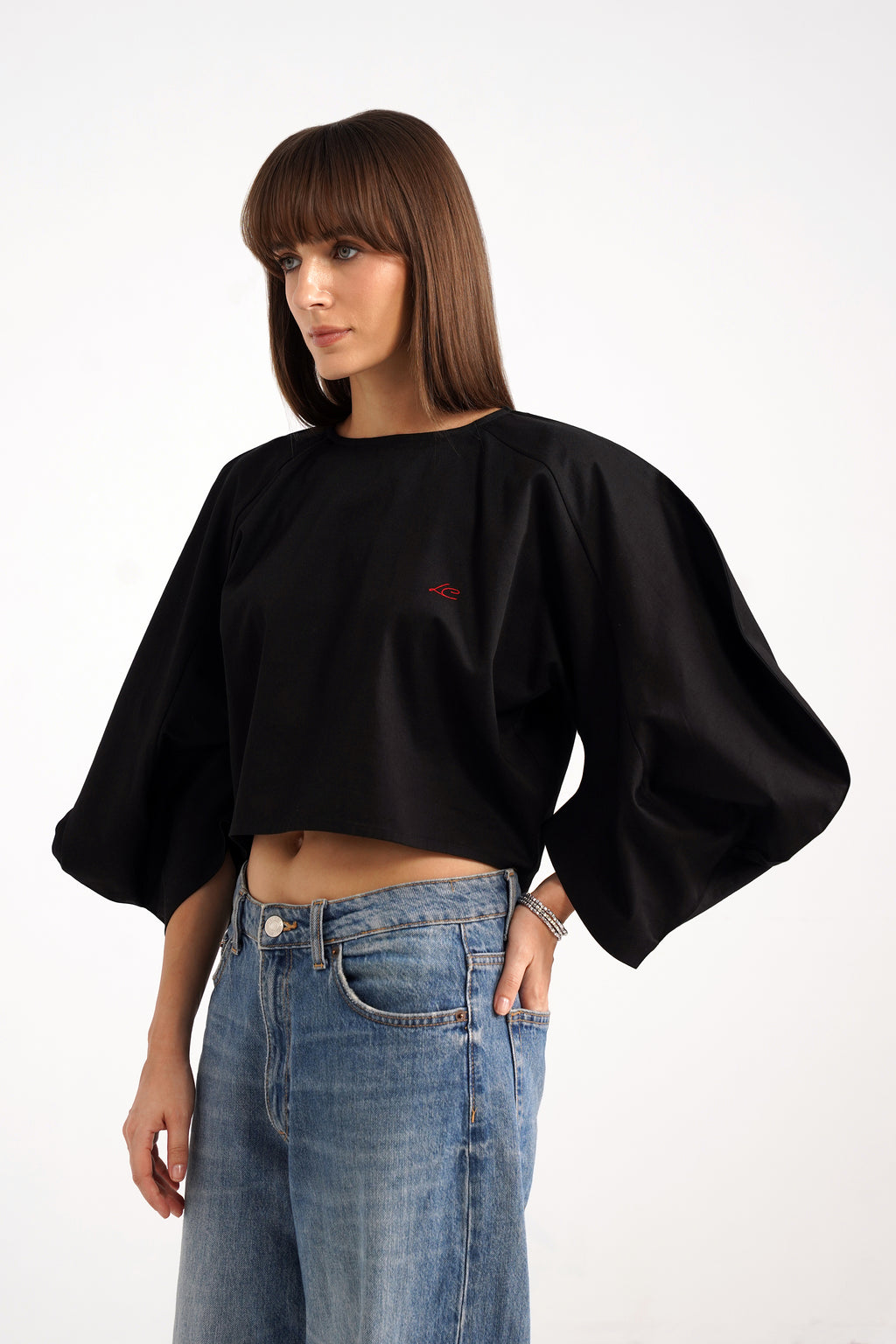 Fantine Balloon Sleeve Top