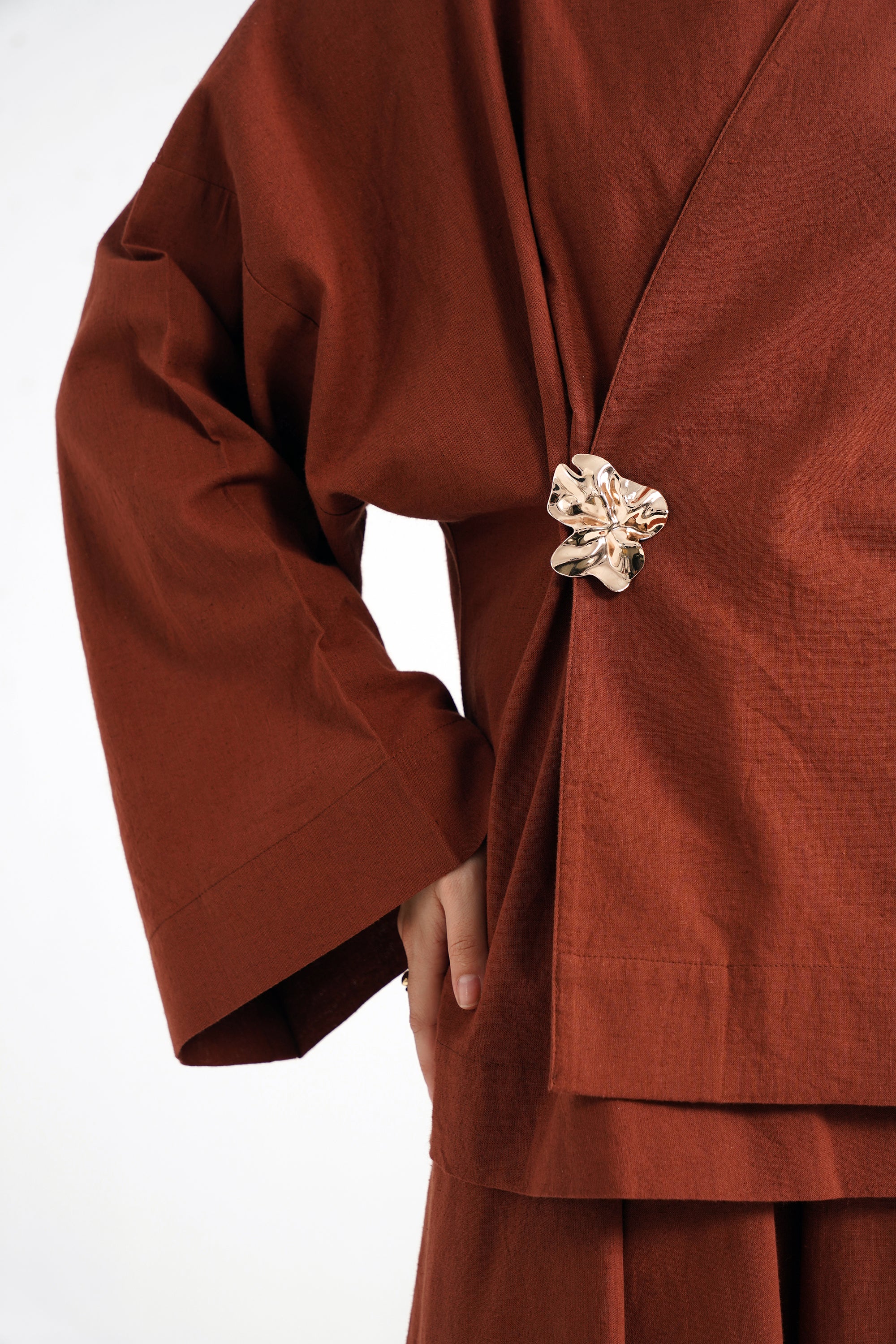 Leonie Linen Wrap Shirt