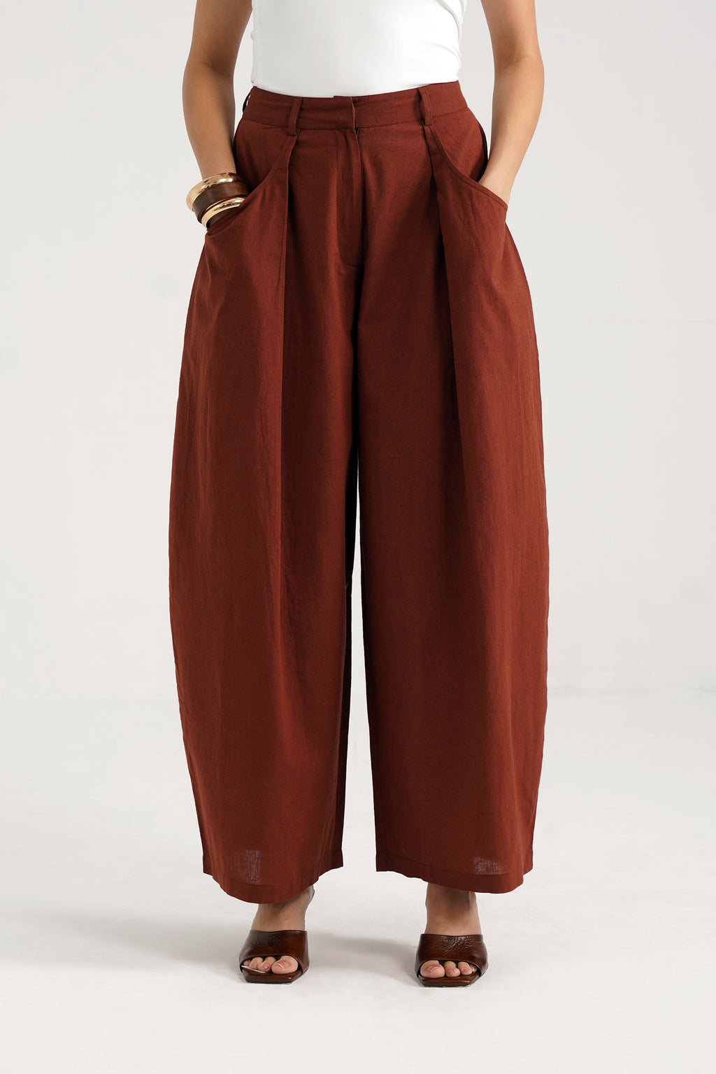 Odette Linen Balloon Pants
