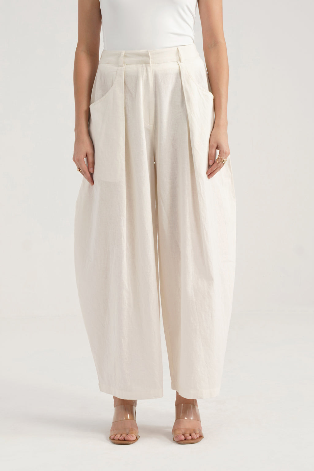 Odette Linen Balloon Pants