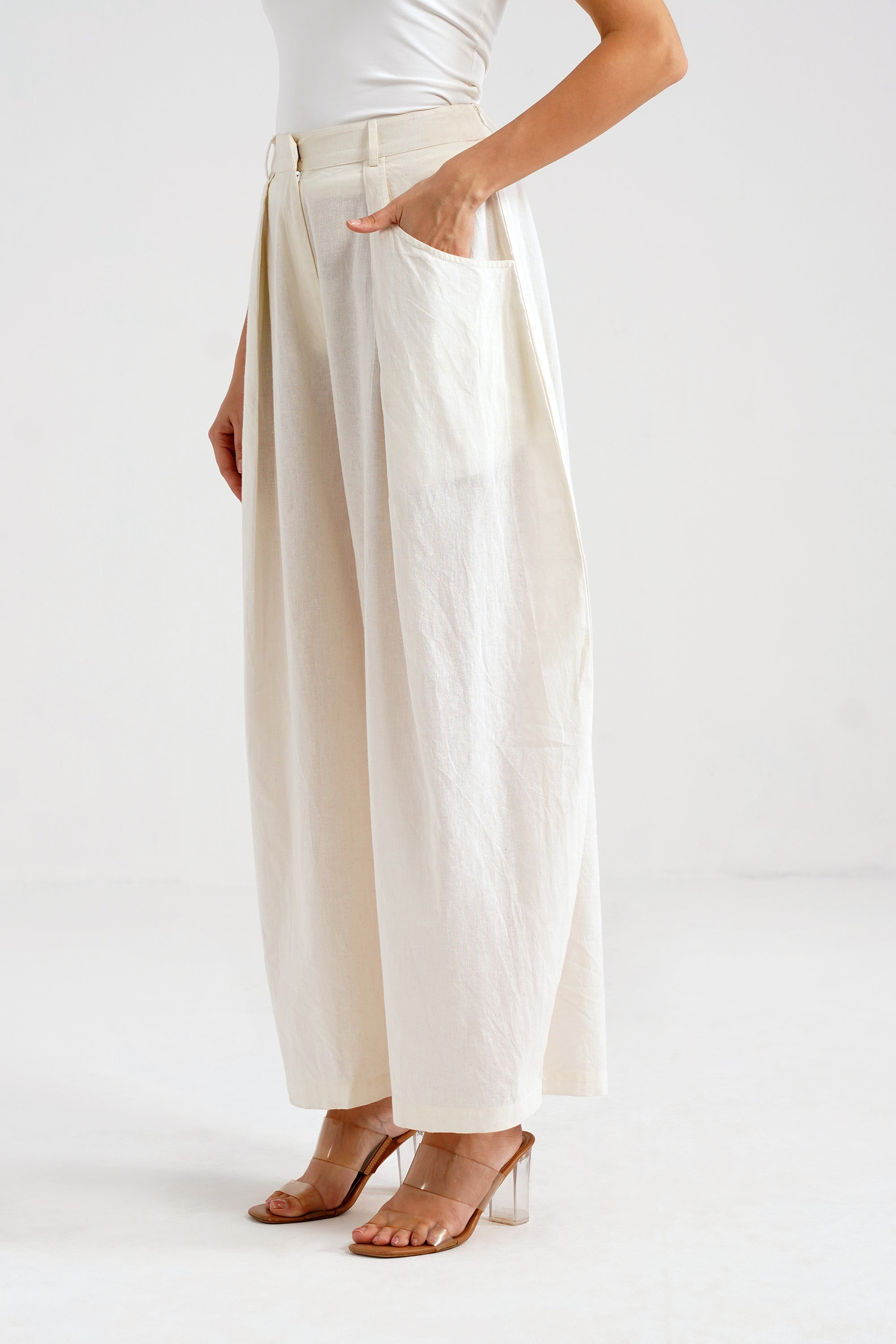 Odette Linen Balloon Pants