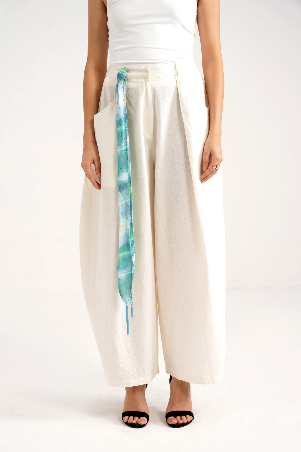 Odette Linen Balloon Pants