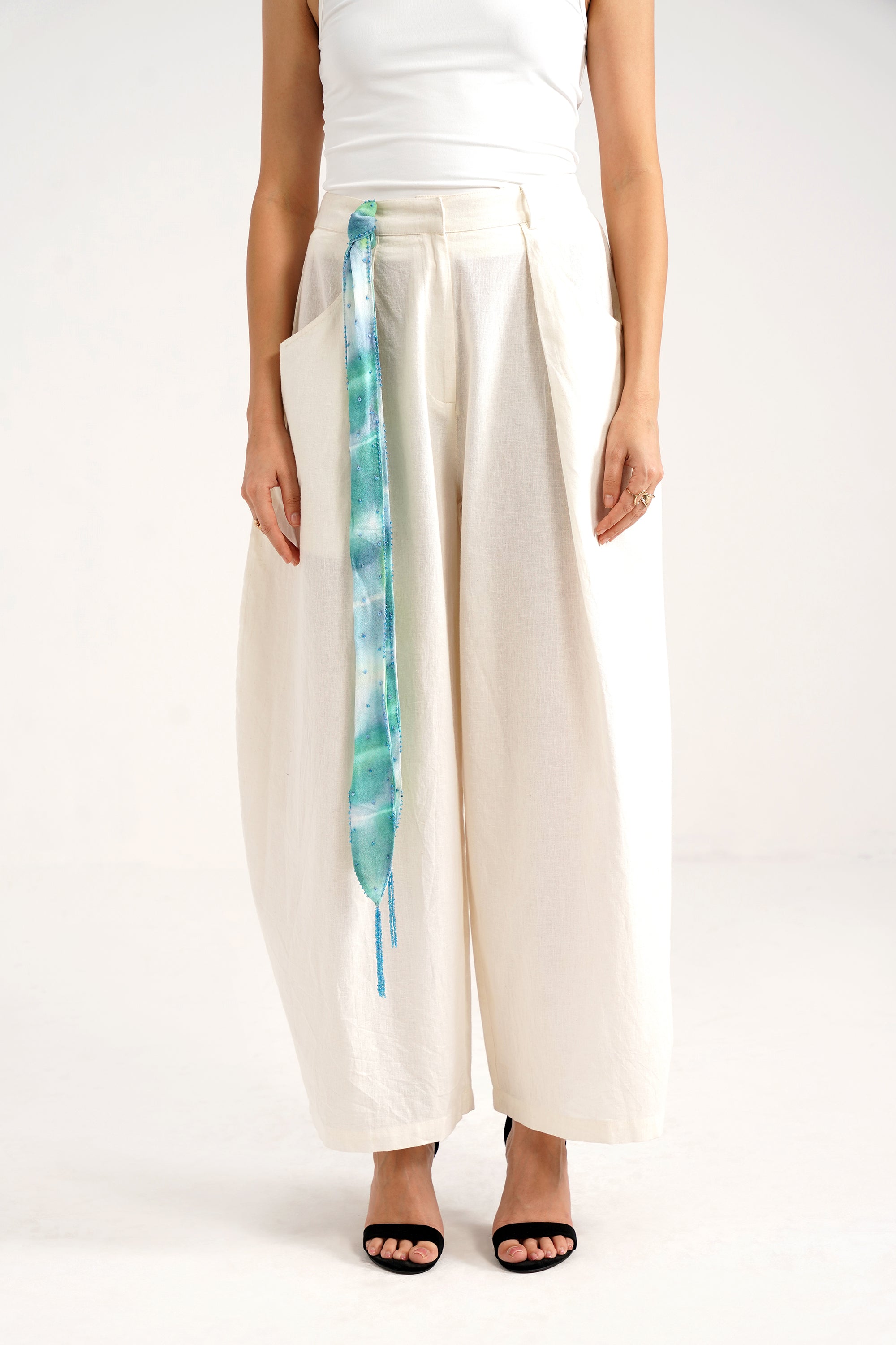 Odette Linen Balloon Pants