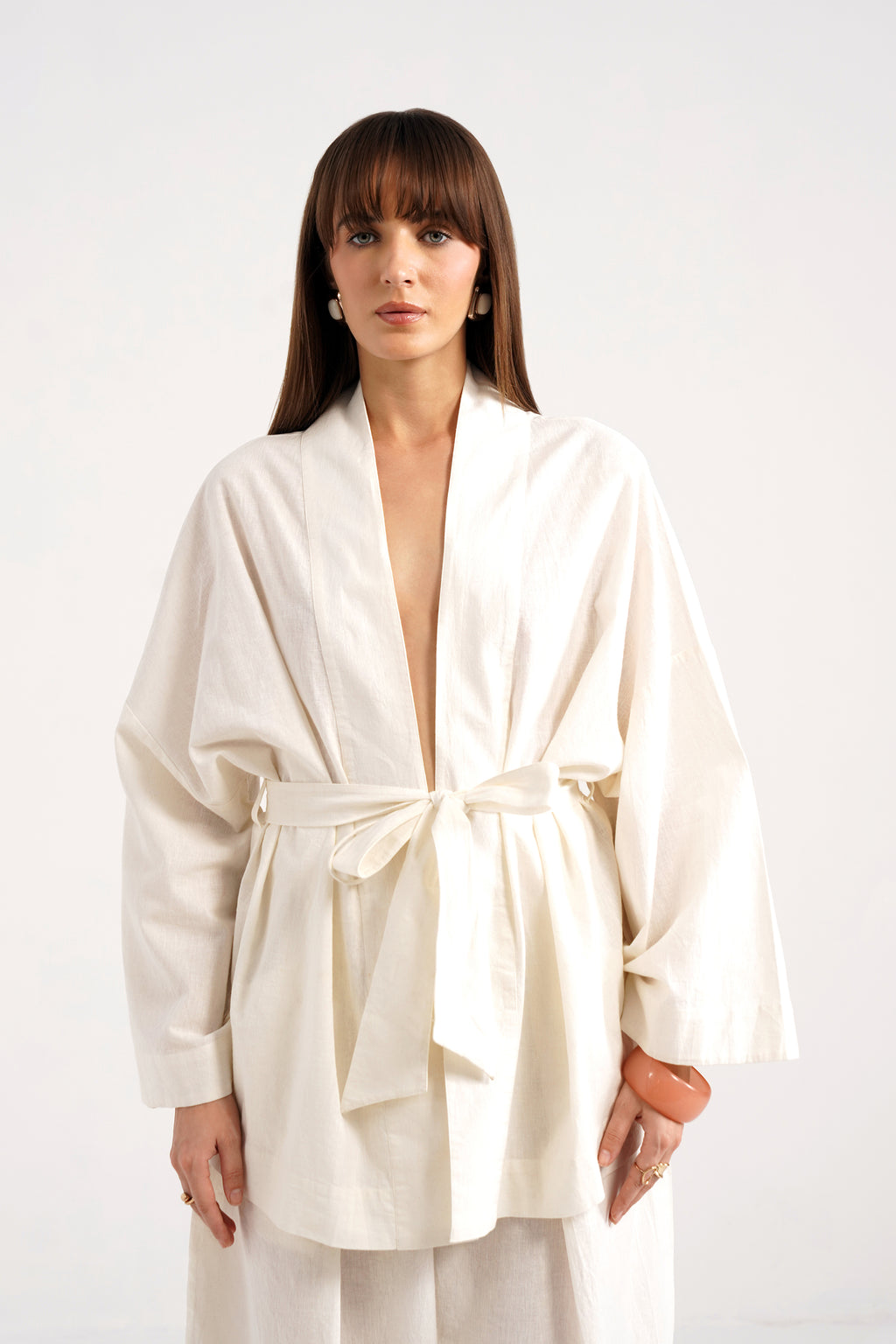 Francoise Linen Wrap Shirt