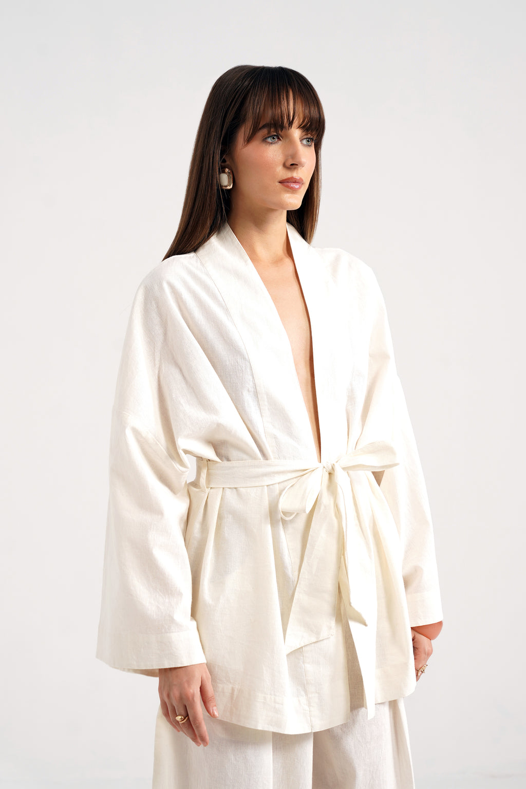 Francoise Linen Wrap Shirt