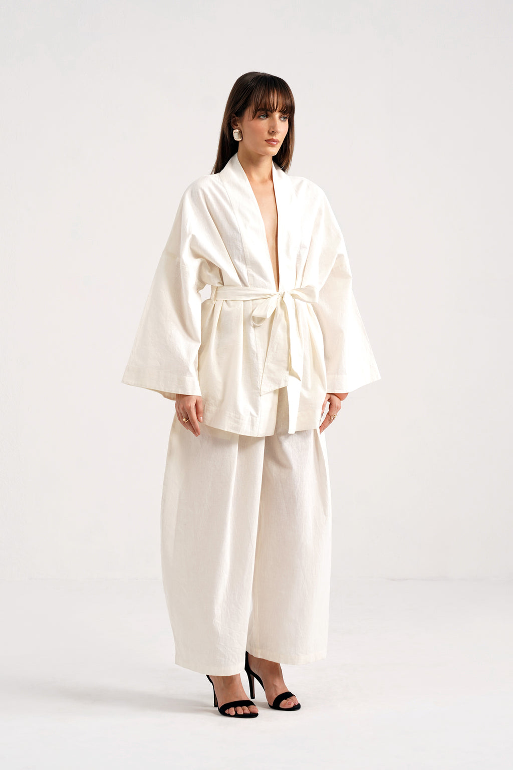 Francoise Linen Wrap Shirt