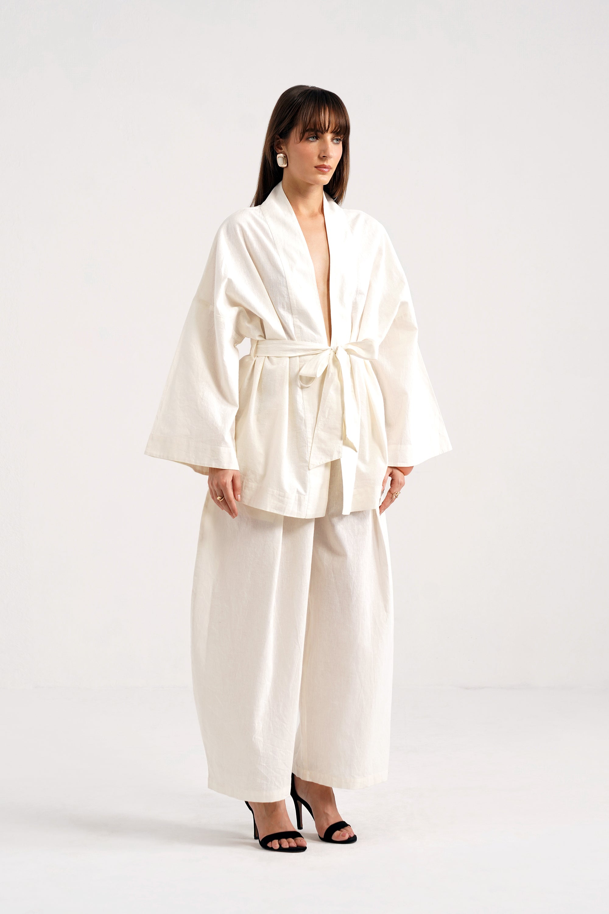 Francoise Linen Wrap Shirt