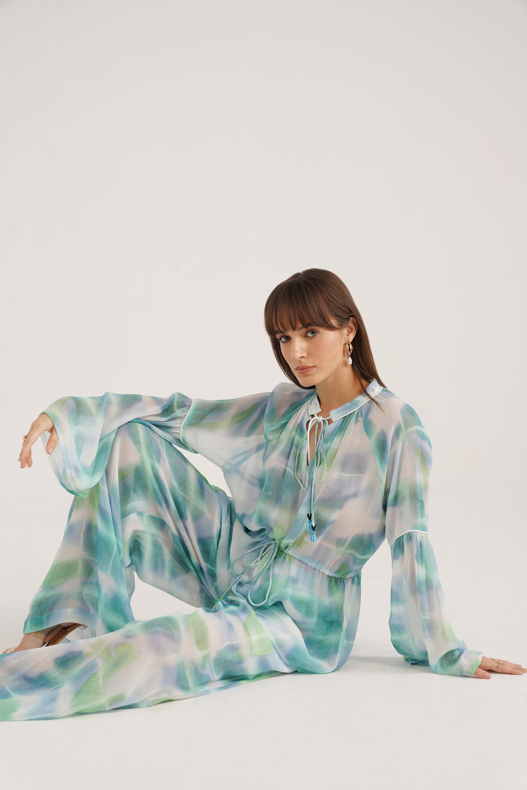 Calixte Lucid Printed Georgette Top