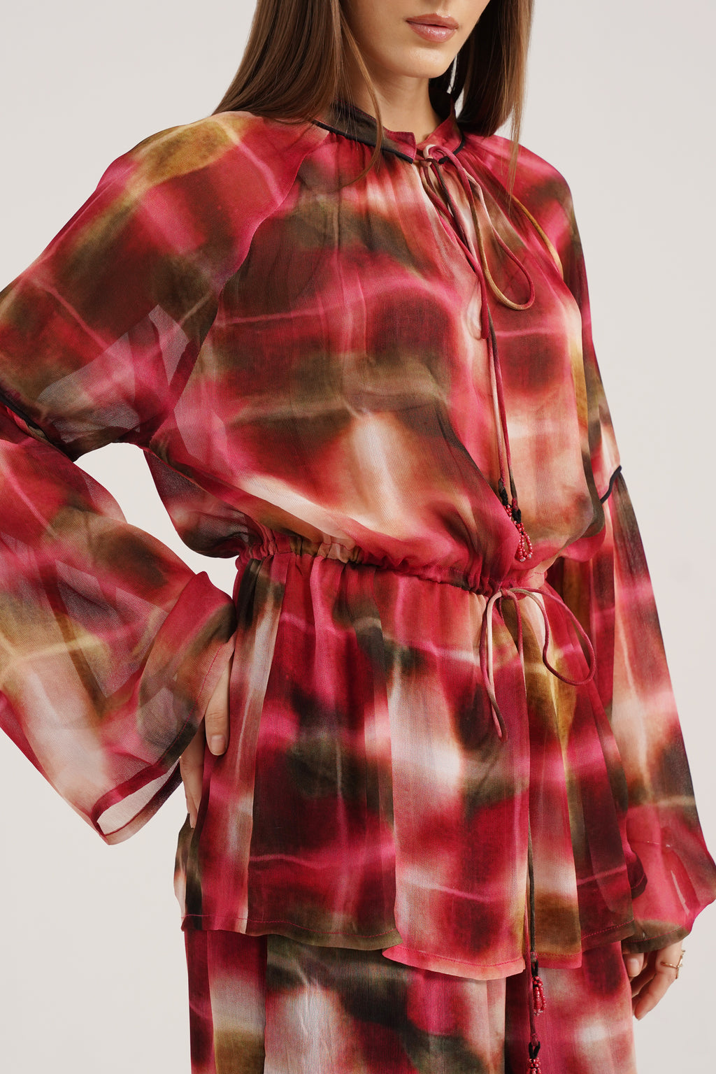 Calixte Lucid Printed Georgette Top