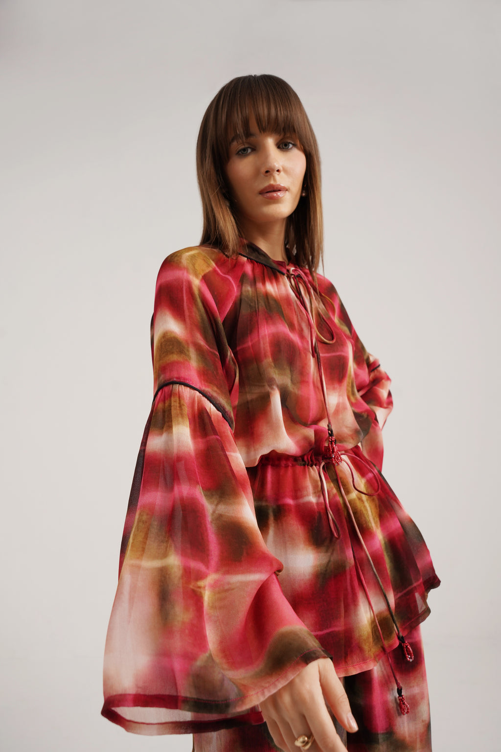Calixte Lucid Printed Georgette Top