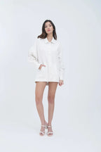 Veste brodée en coton Côte d'Azur