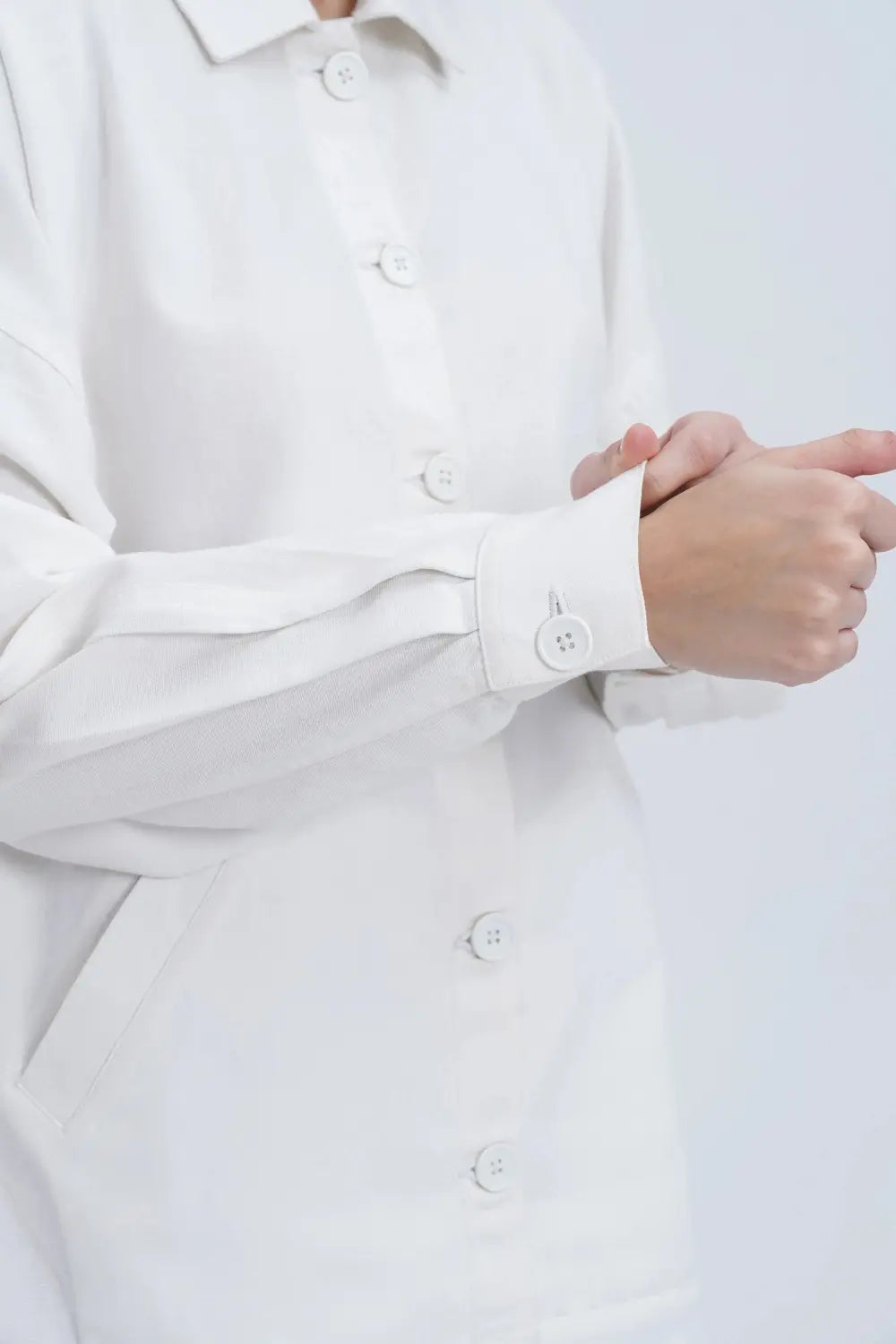 Veste brodée en coton Côte d'Azur