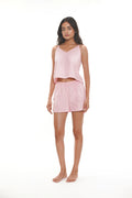 Strappy Pink Cotton Nightsuit