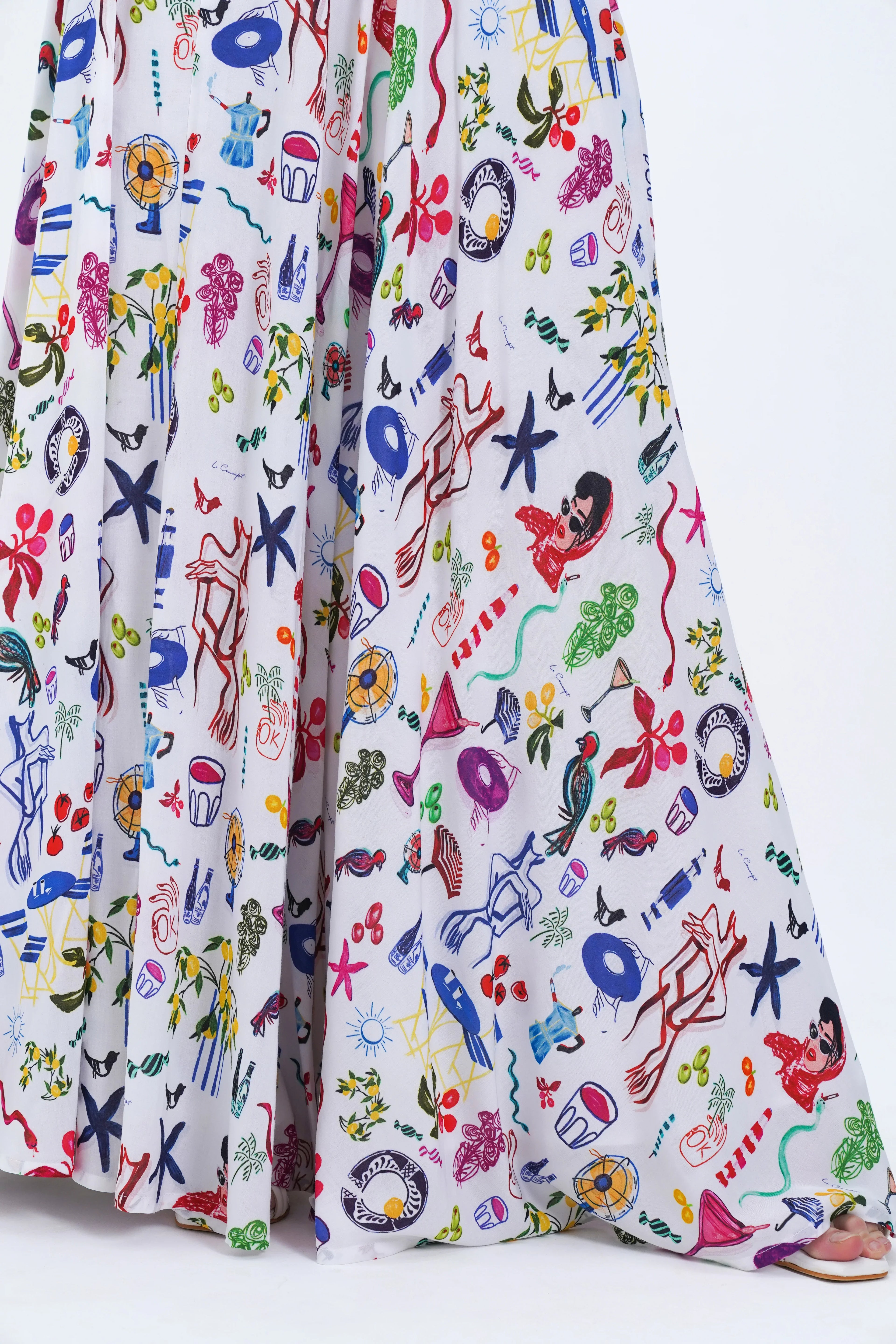 Riviera Maxi Volume Skirt