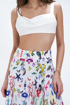 Jupe longue Riviera à volume