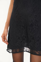 Spense Black Lace Dress