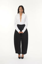 Aly White Cotton Shirt