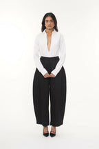Aly White Cotton Shirt