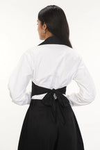 Bodi Black Cotton Knotted Top