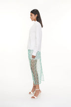 Orga Printed Organza Skirt