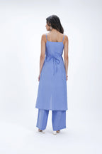 Bleue Linen Tunic