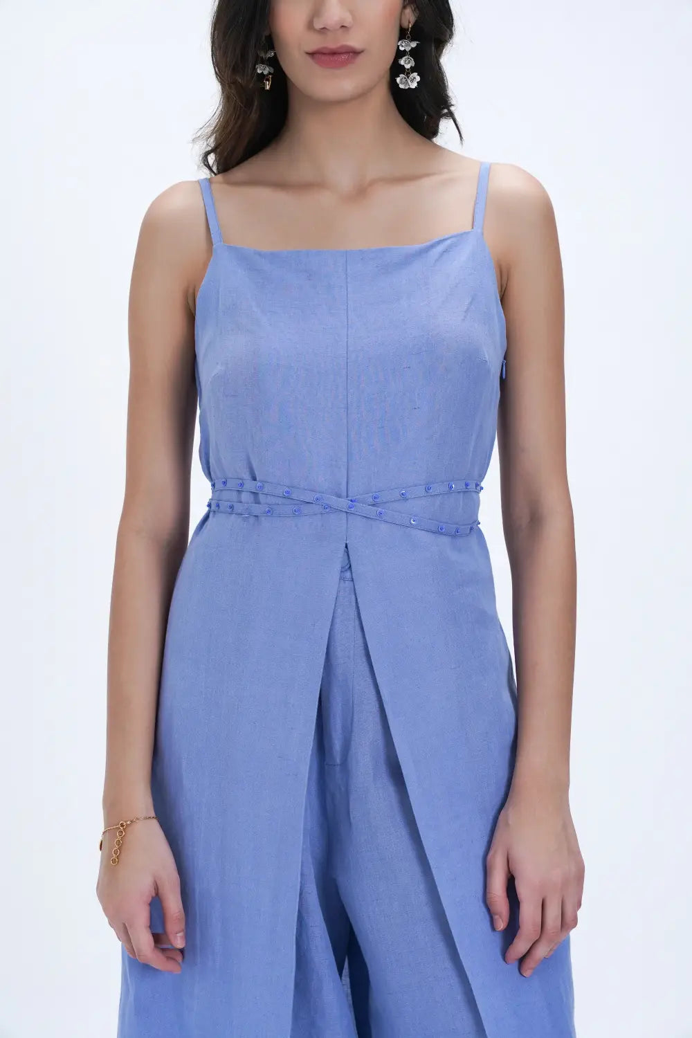 Tunique en lin Bleue