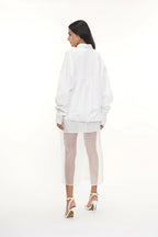 Orga White Organza Skirt