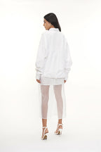 Orga White Organza Skirt