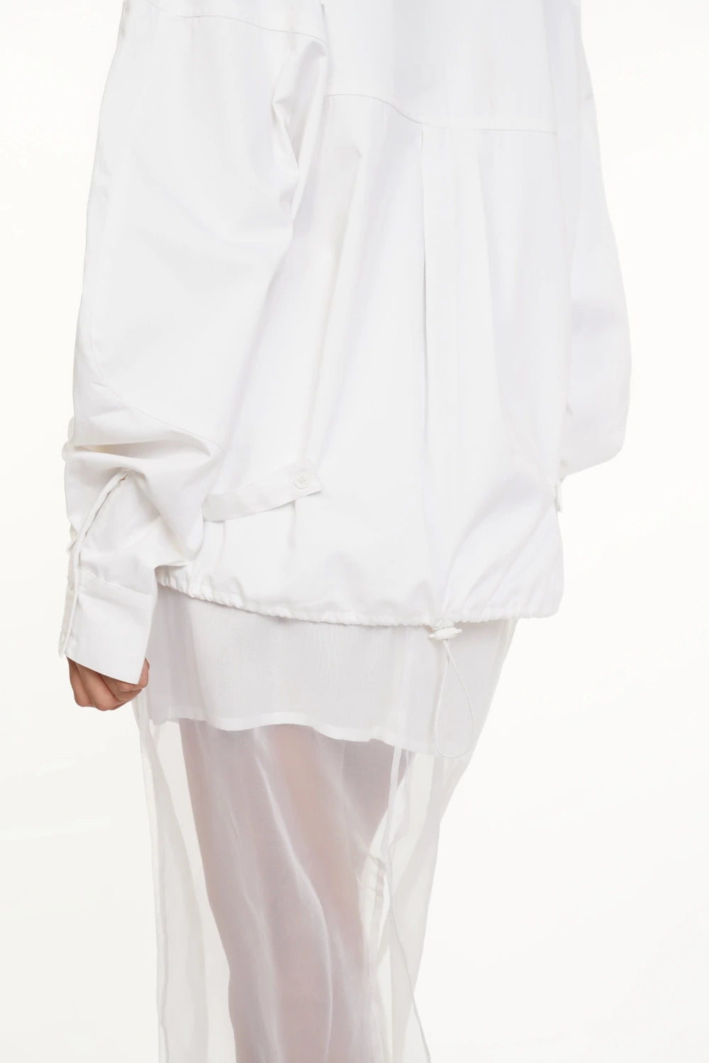 Orga White Organza Skirt