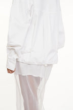 Orga White Organza Skirt