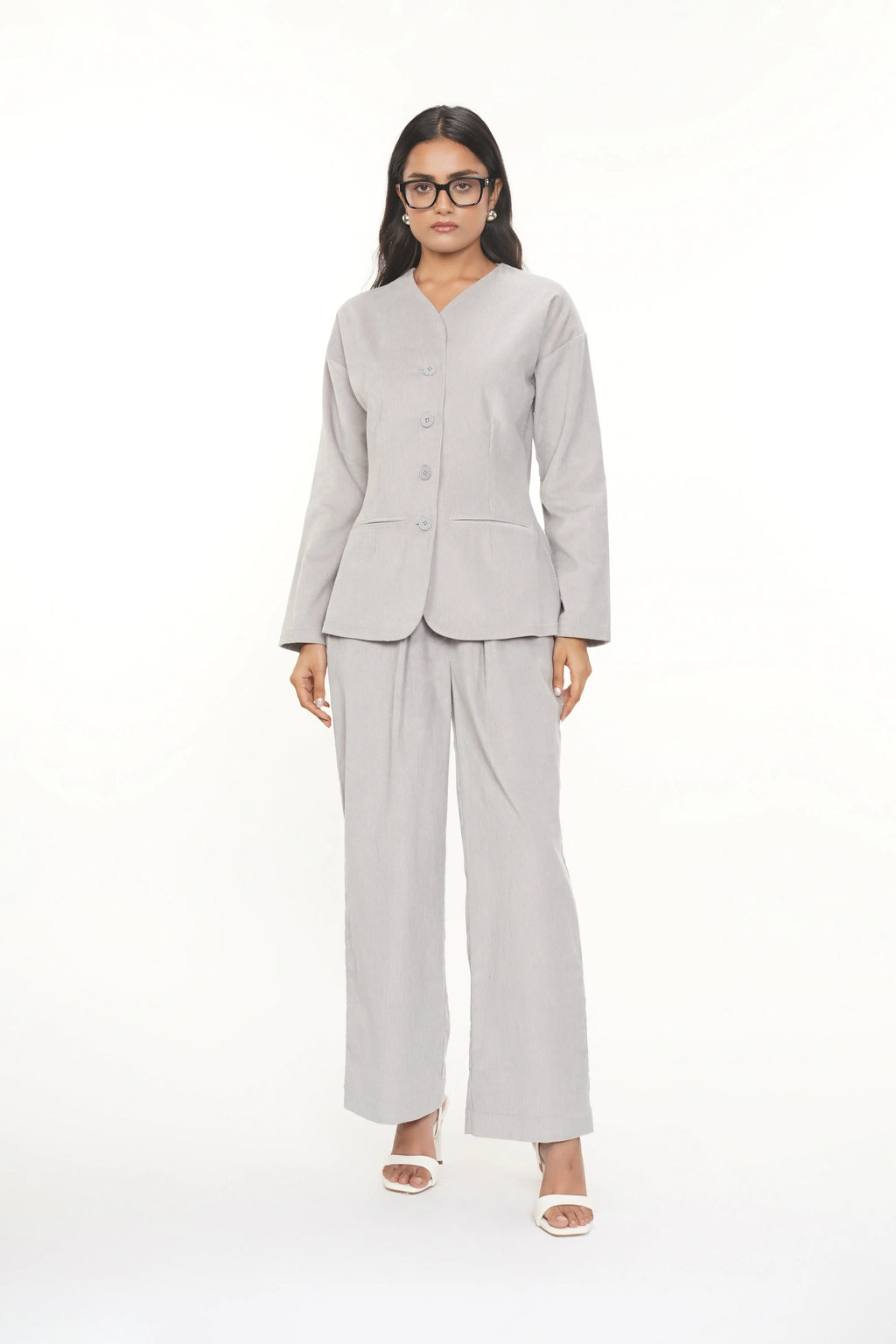 Veste en velours côtelé Mona L. Grey