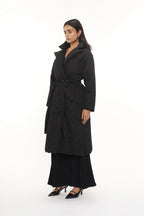 Ciaga Black Cotton Puffer Jacket
