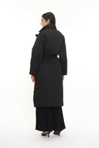 CIAGA BLACK COTTON PUFFER JACKET