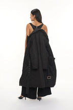 Ciaga Black Cotton Puffer Jacket
