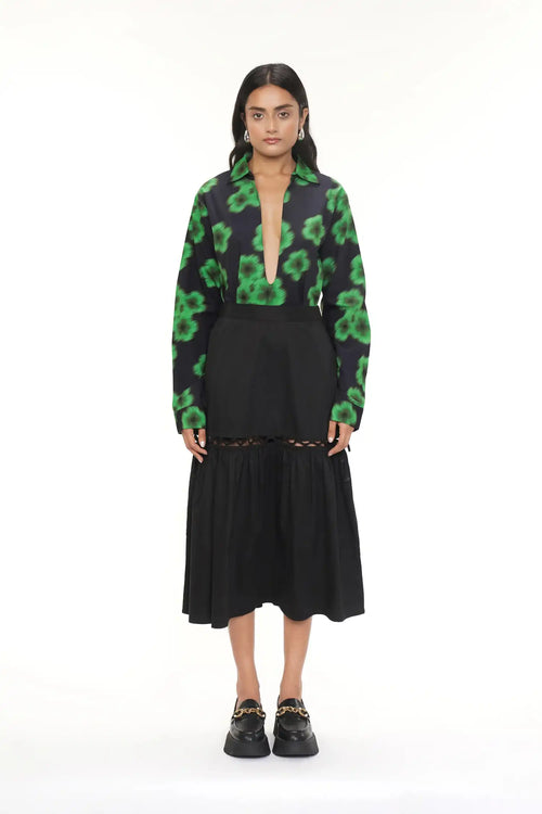 Aly Printed Cotton Shirt