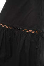 Jupe en coton noir Aria