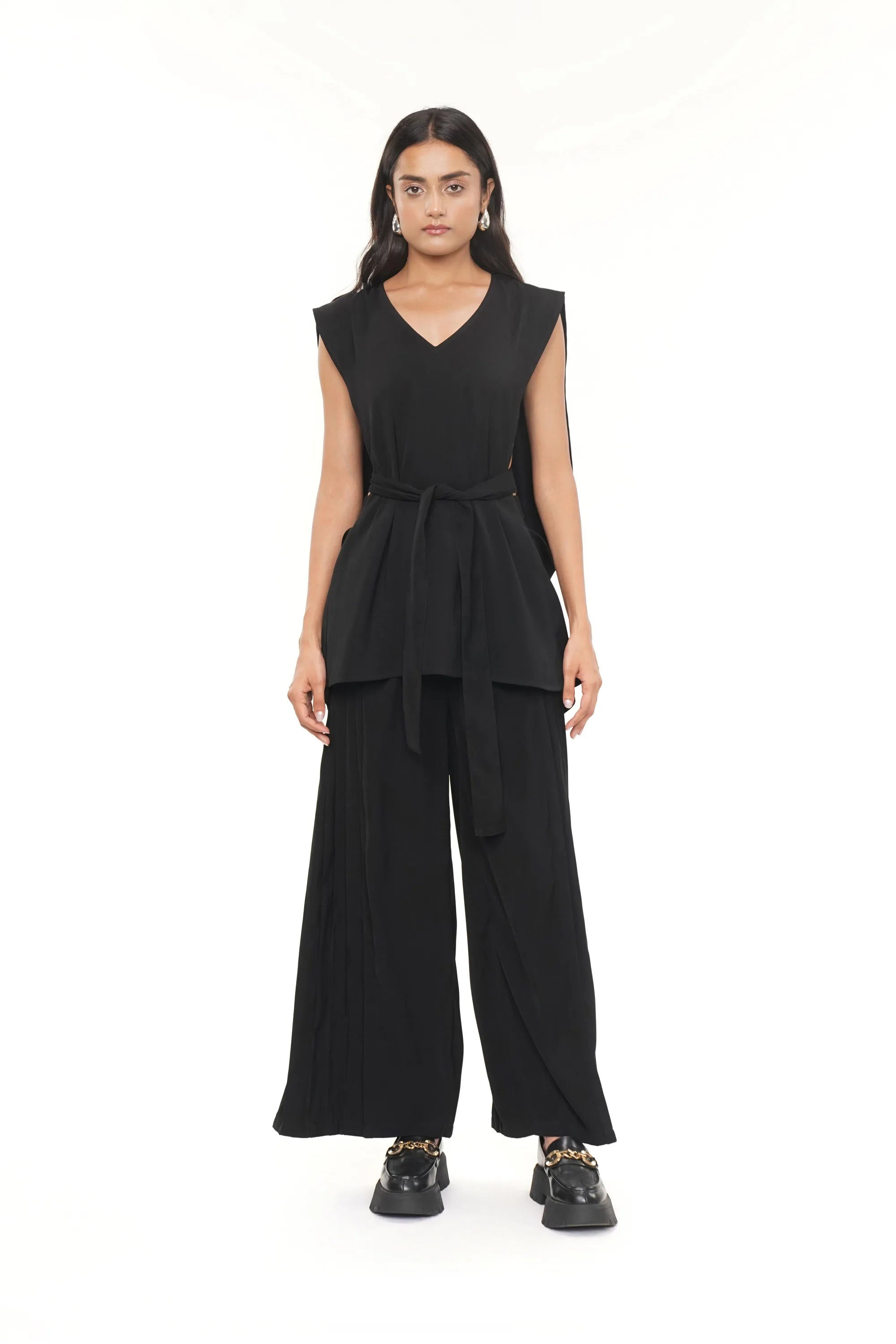 Zimmer Black Crepe Kaftan