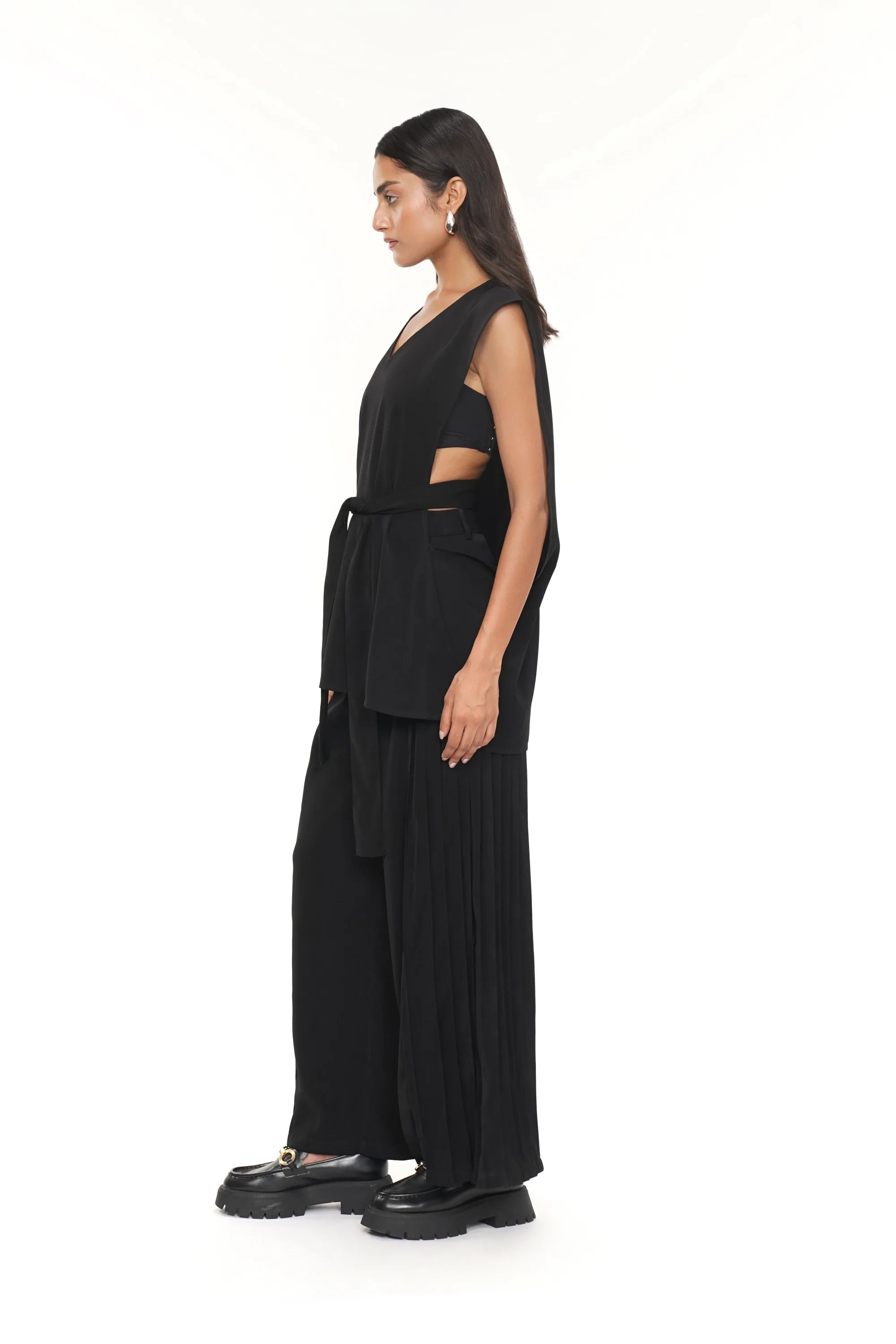 Zimmer Black Crepe Kaftan