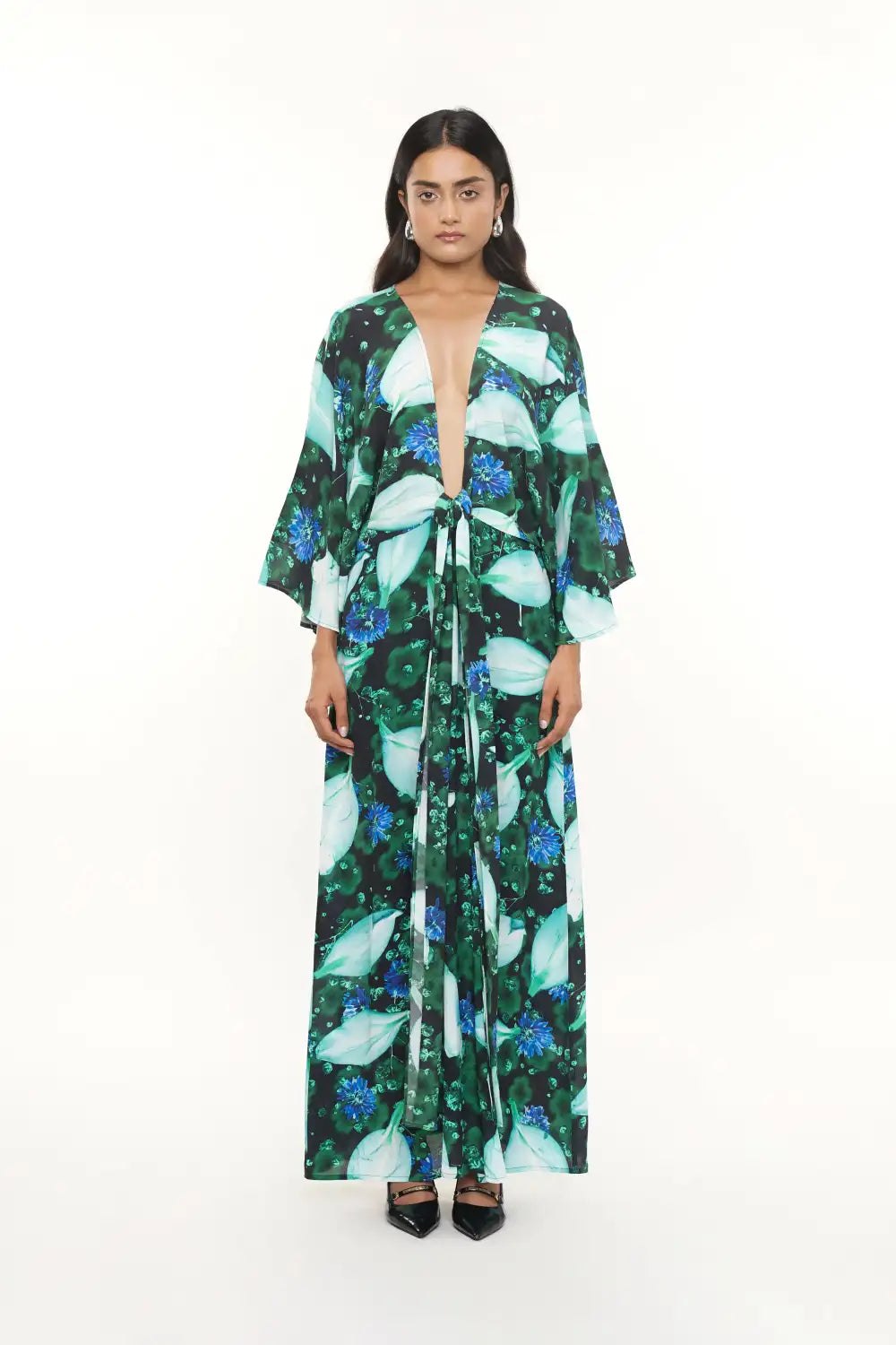 Kaif Printed Crepe Kaftan