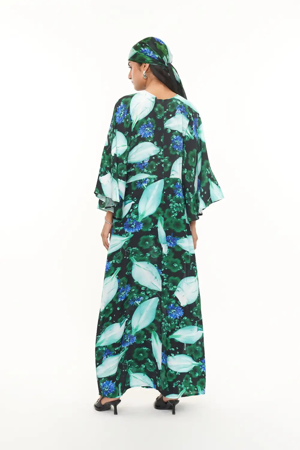Kaif Printed Crepe Kaftan