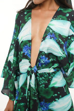 Kaif Printed Crepe Kaftan