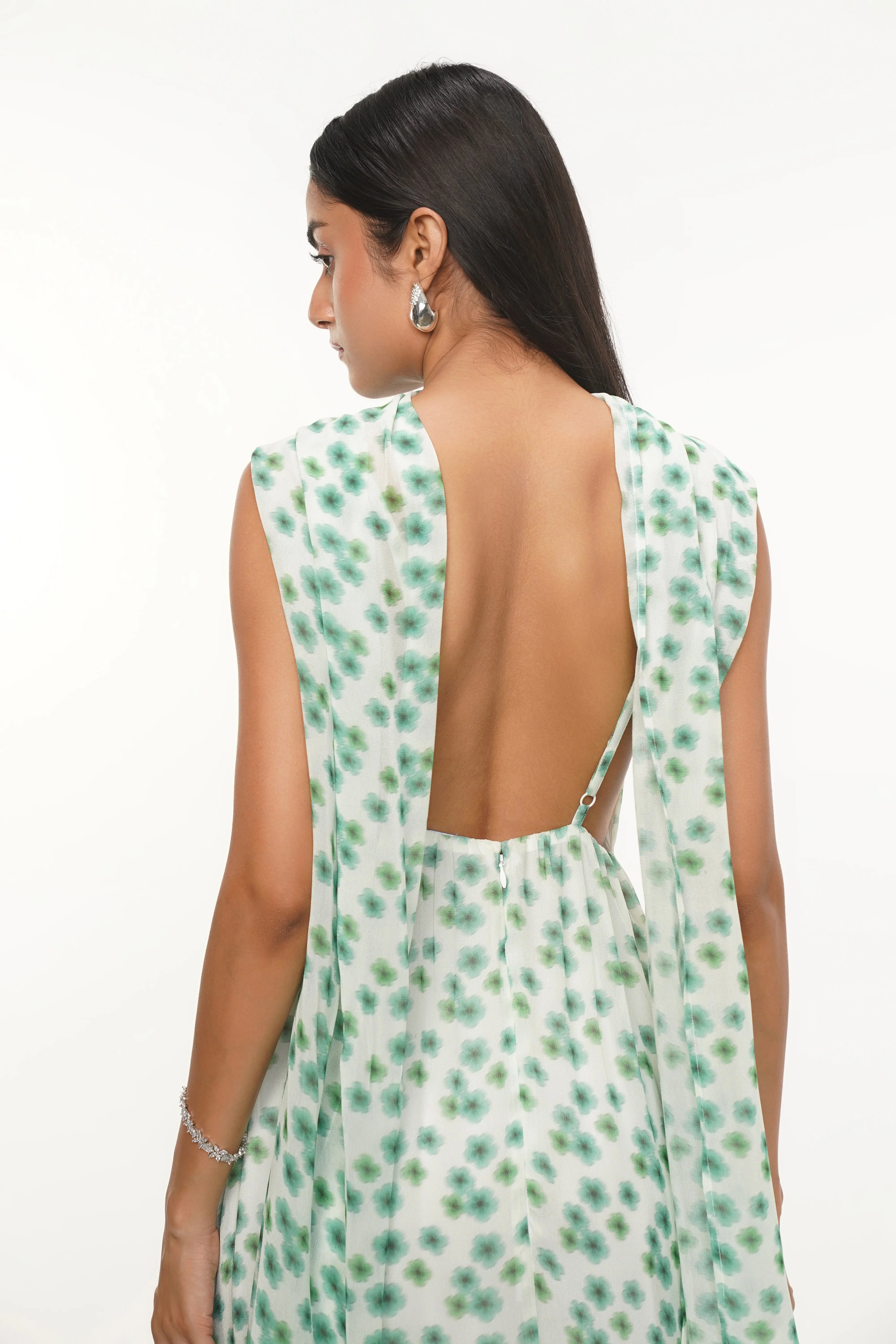 Spenser Printed Georgette Dress
