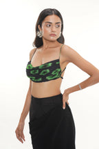 Hannah Printed Georgette Cowl Top