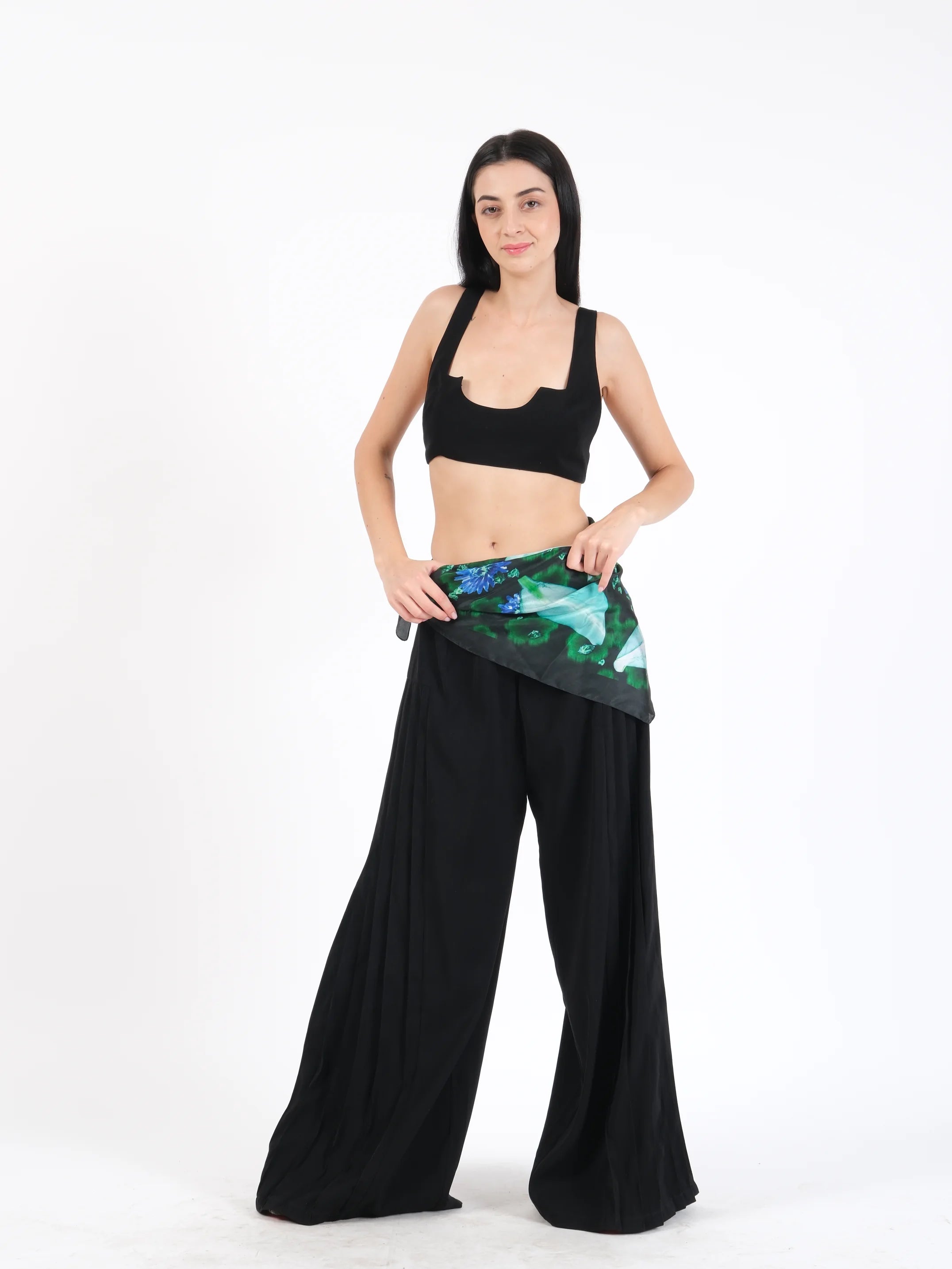 Trompe L’œil Flower Bandana