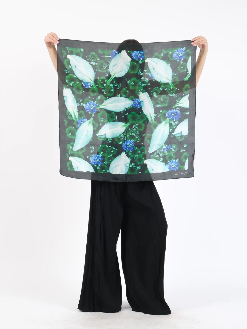 Trompe L’œil Flower Bandana