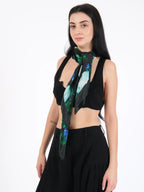 Trompe L’œil Flower Bandana